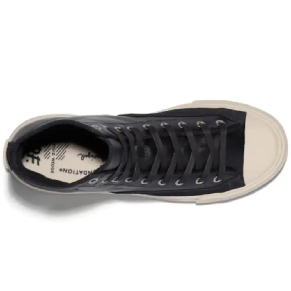 P.F. Flyers Black Sea Salt All-American High-Top Luxe Sneakers Size M 11 W 12.5 - Picture 11 of 12